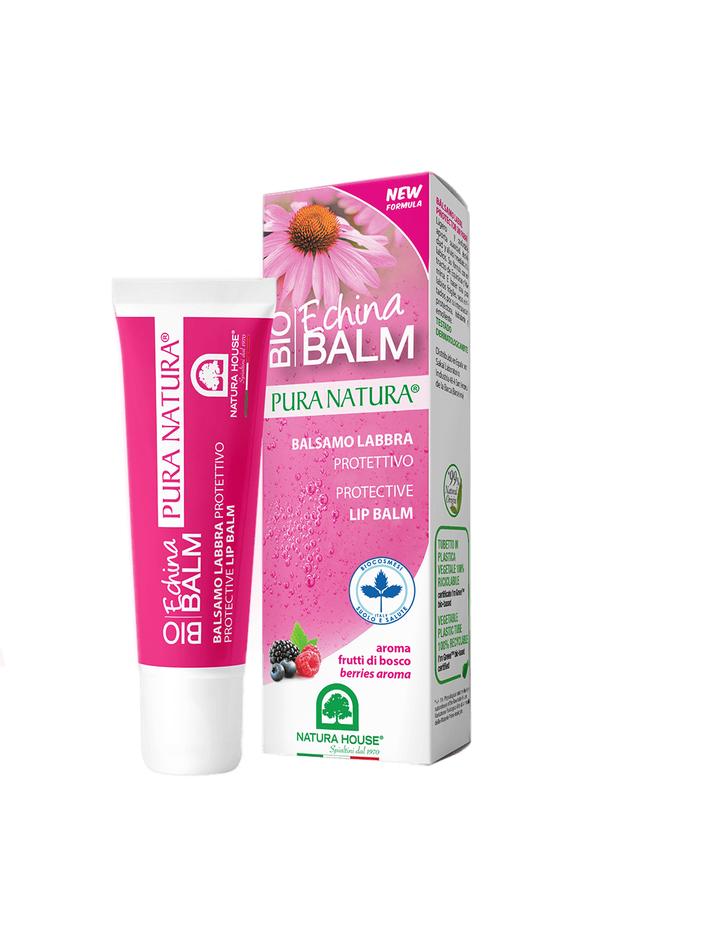 BIO BALM ECHINA Balsamo Labbra Protettivo all&