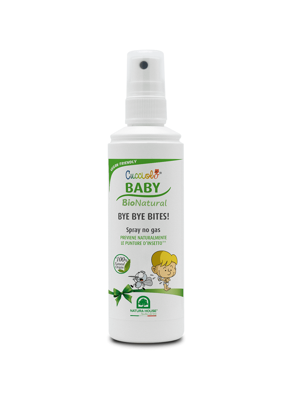 CUCCIOLO Baby BIO Natural BYE BYE BITES SPRAY No Gas  Protezione dalle punture di insetti