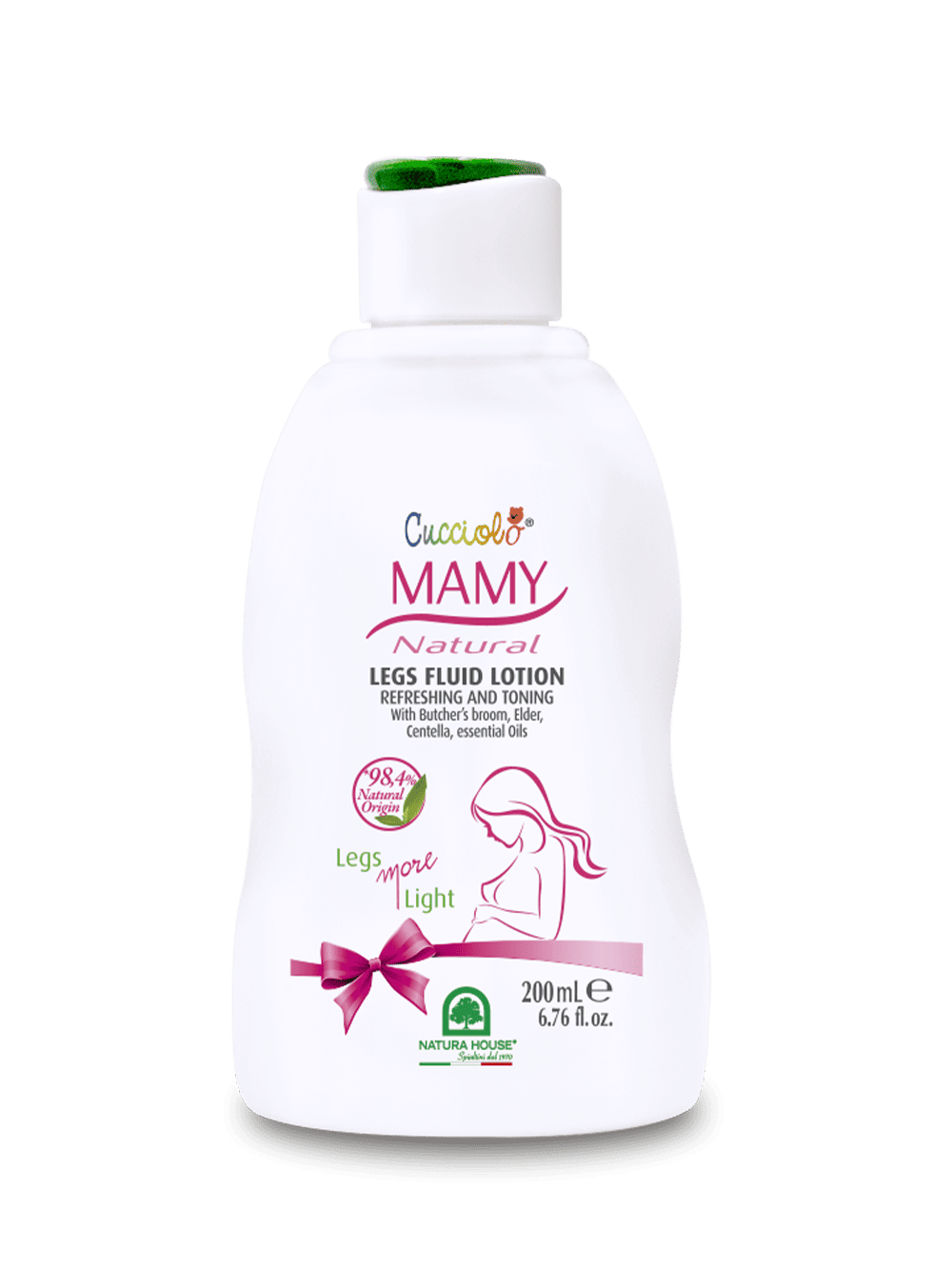 CUCCIOLO Mamy Natural FLUID LEG EMULSION Refreshing and anti-fatigue