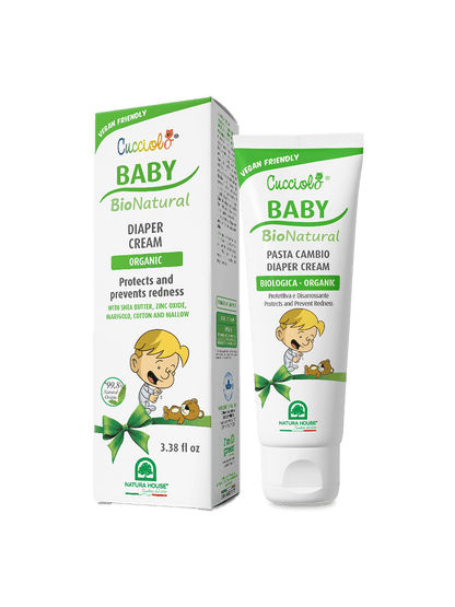 CUCCIOLO Baby BIO Natural PASTA CAMBIO Protettiva e Disarrossante, Biologica