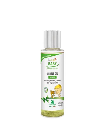 CUCCIOLO Baby BIO Natural GENTLE OIL Organic - Moistures, Nurishes, Cleanses