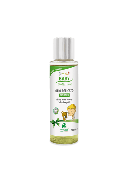 CUCCIOLO Baby BIO Natural GENTLE OIL Organic - Moistures, Nurishes, Cleanses