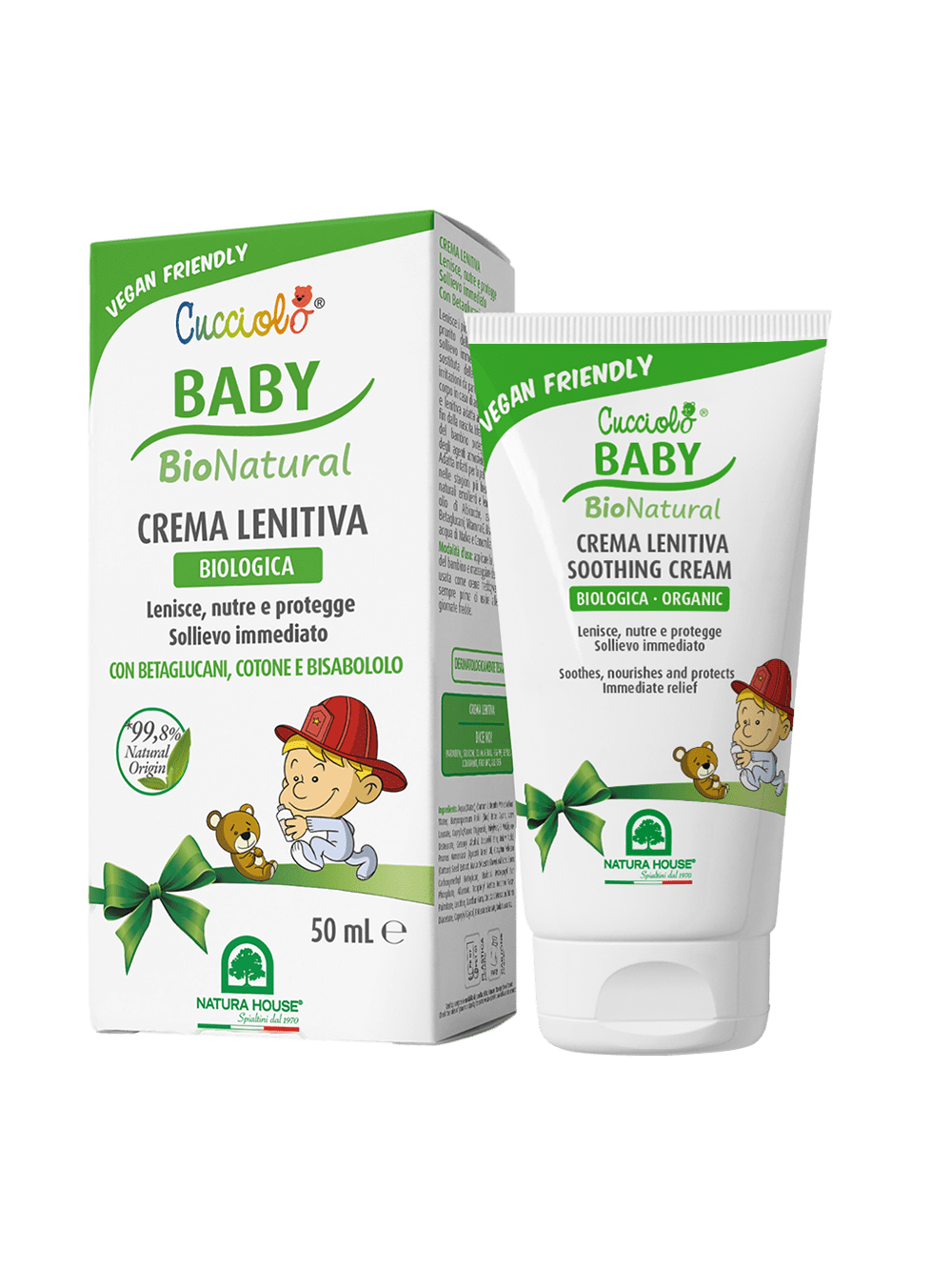 CUCCIOLO Baby BIONatural CREMA LENITIVA Lenisce, Nutre, Protegge - SOLLIEVO IMMEDIATO