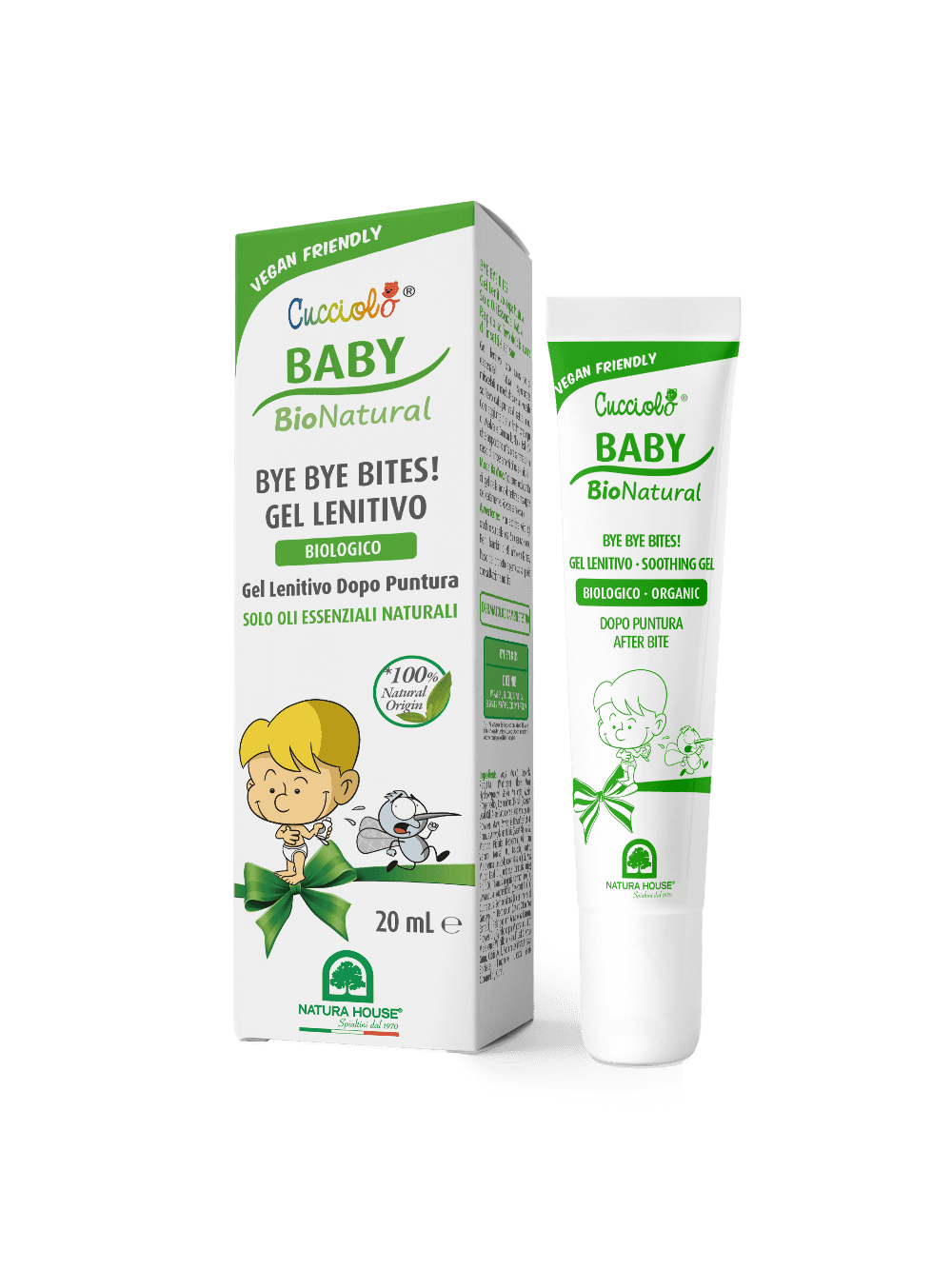 CUCCIOLO Baby BIONatural BYE BYE BITES GEL LENITIVO Dopo Puntura - solo Oli Essenziali Naturali