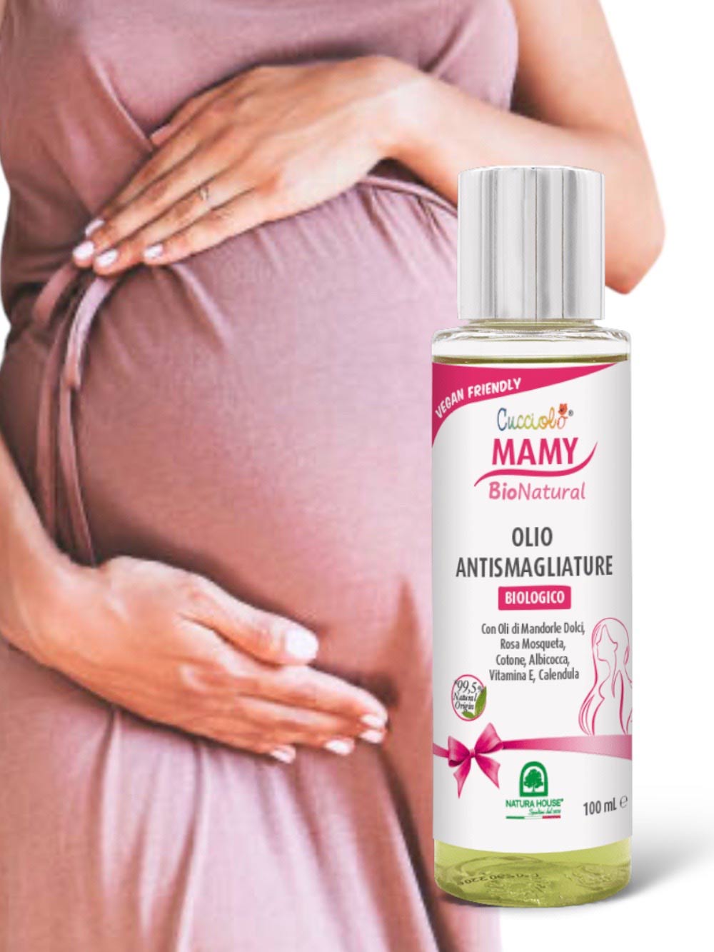 CUCCIOLO BIO Mamy Natural ANTI STRETCH MARK OIL - in Pregnancy Strong Elasticizing Action