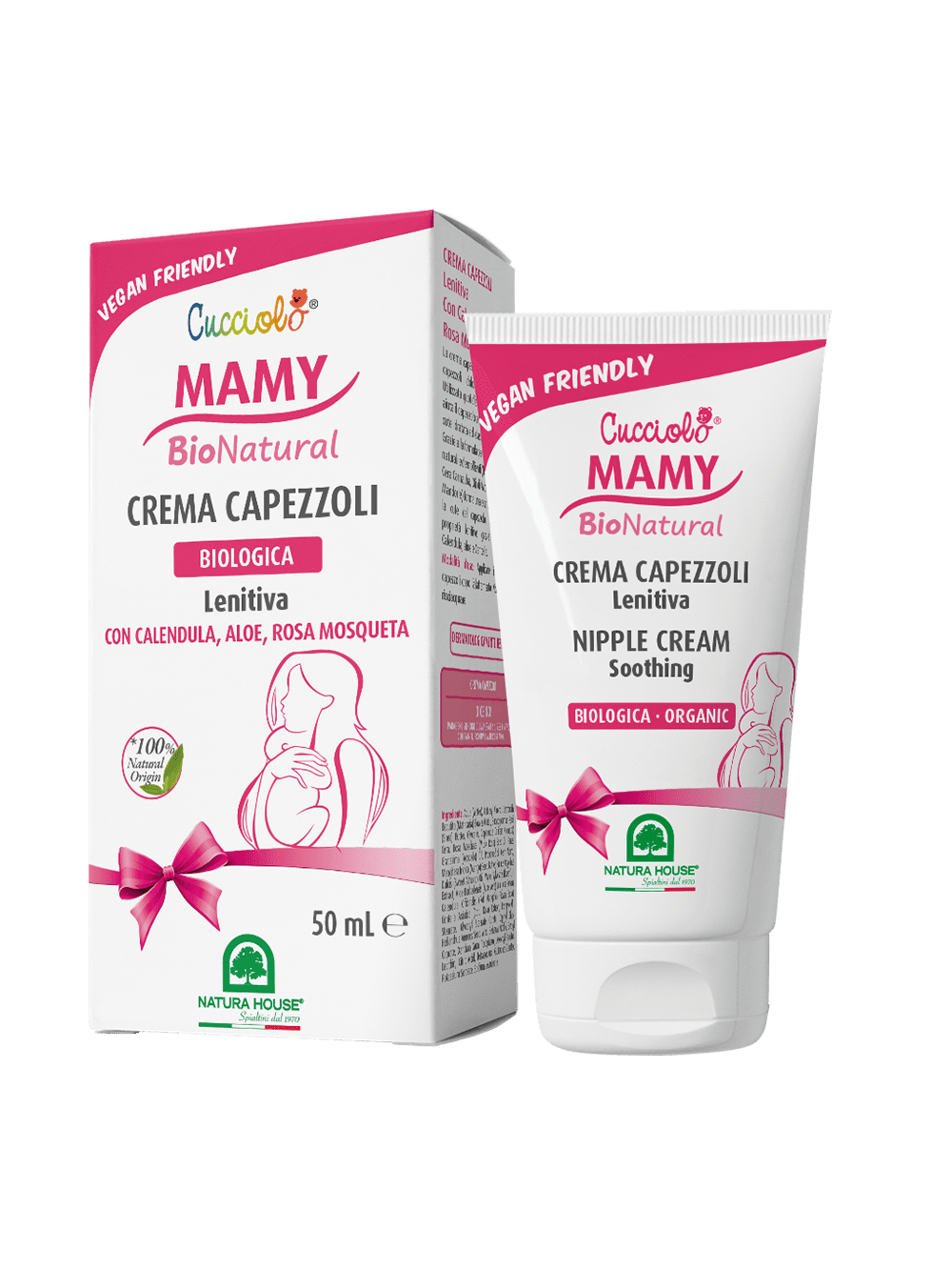CUCCIOLO BIO Mamy Natural Soothing NIPPLE CREAM - Prevents and repairs fissures