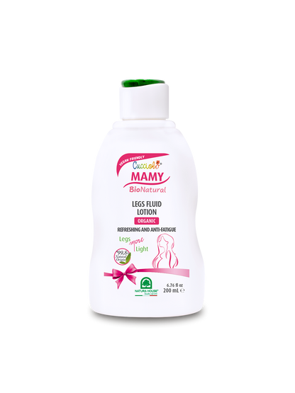 CUCCIOLO Mamy BIO Natural EMULSIONE FLUIDA GAMBE Rinfrescante e Defaticante