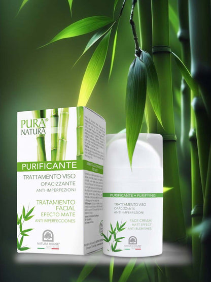 PURIFICANTE CREMA VISO OPACIZZANTE Anti imperfezioni, Acne, Punti Neri, Pori Dilatati