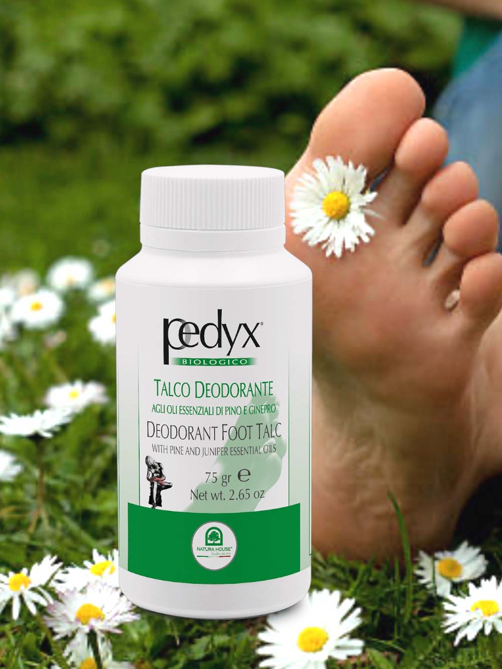 PEDYX TALC Deodorant, Refreshing and Absorbent