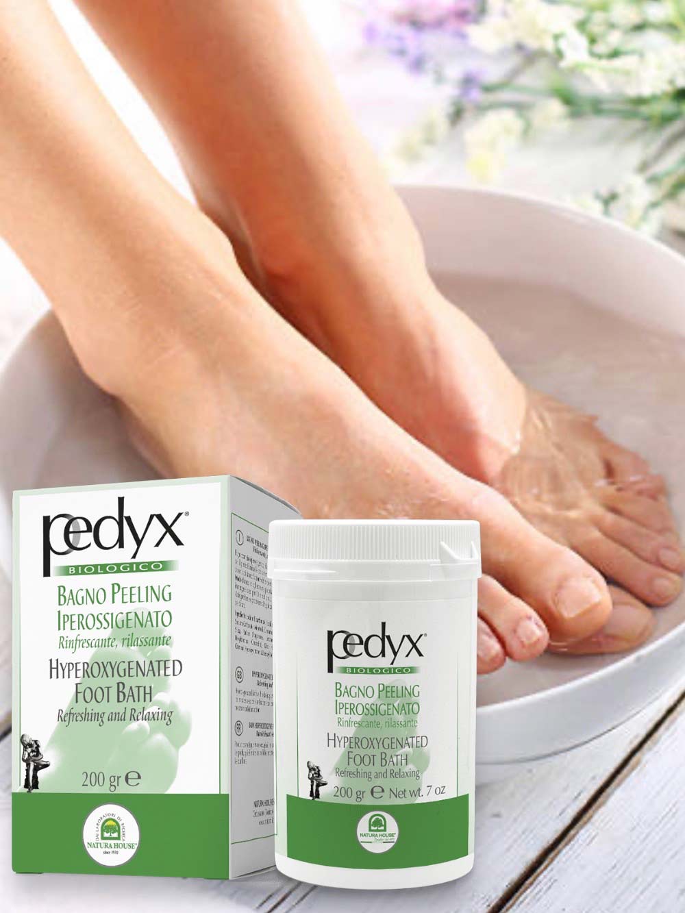 PEDYX PODOLOGICAL BATH Eliminates Dead Skin, Hyperoxygenated, Relaxing and Refreshing