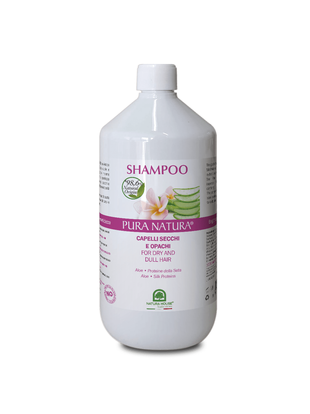 SHAMPOO FOR DRY AND DULL HAIR with Aloe and Silk Proteins