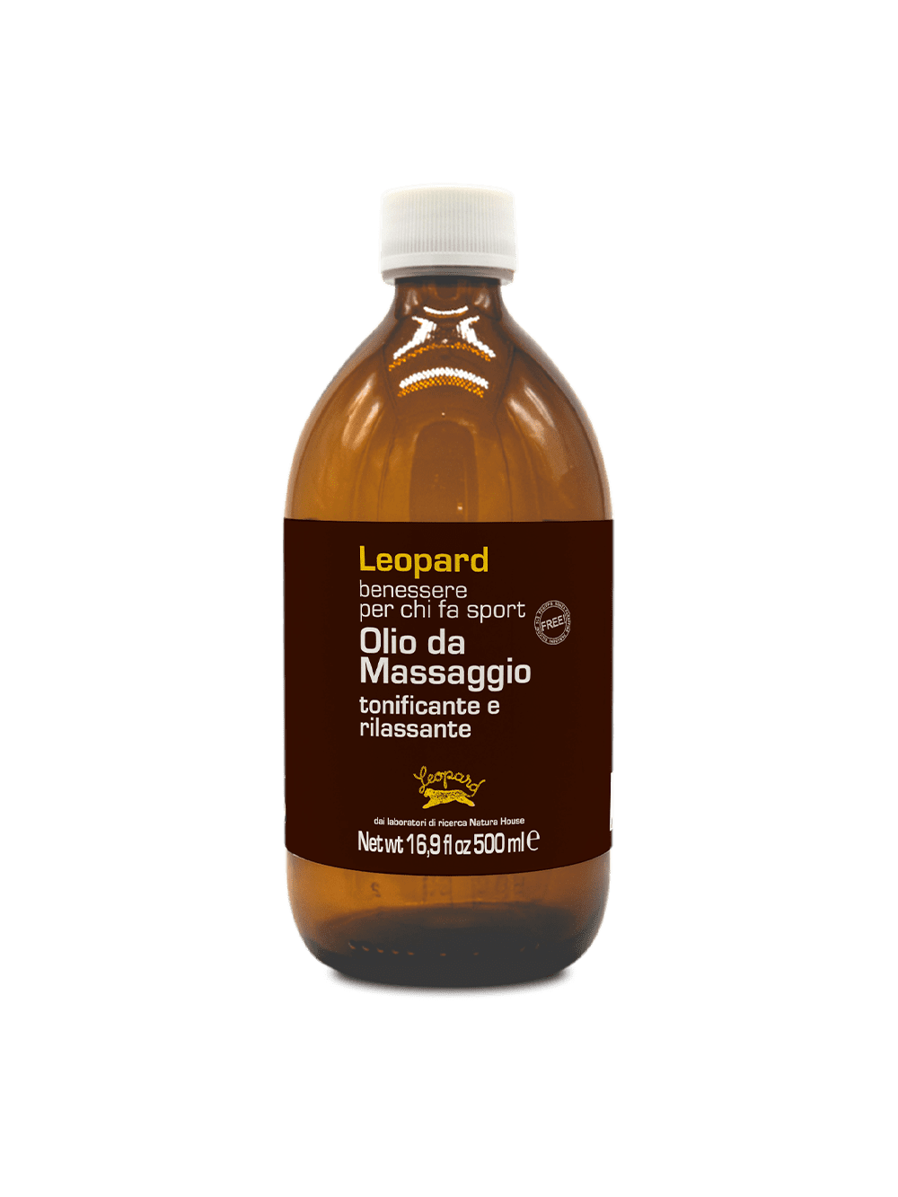 LEOPARD Sport OLIO MASSAGGIO Tonificante Rilassante