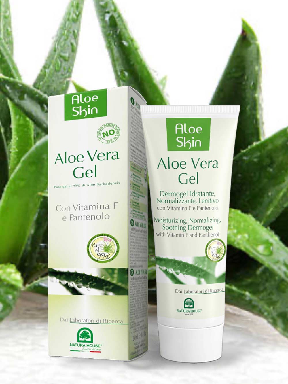 ALOE VERA GEL con Vitamina F e Pantenolo