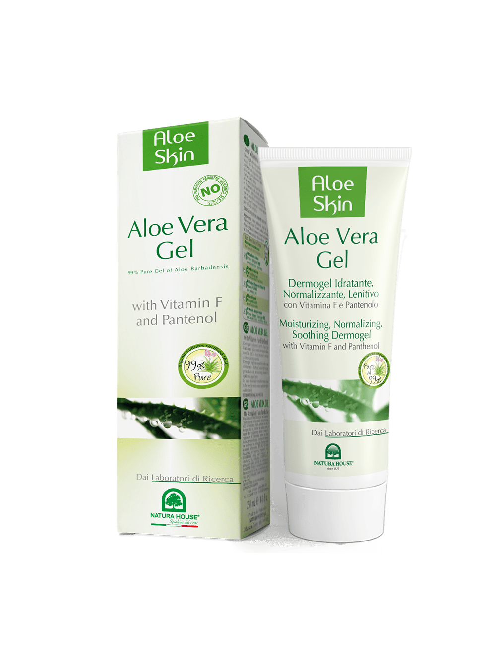 ALOE VERA GEL con Vitamina F e Pantenolo