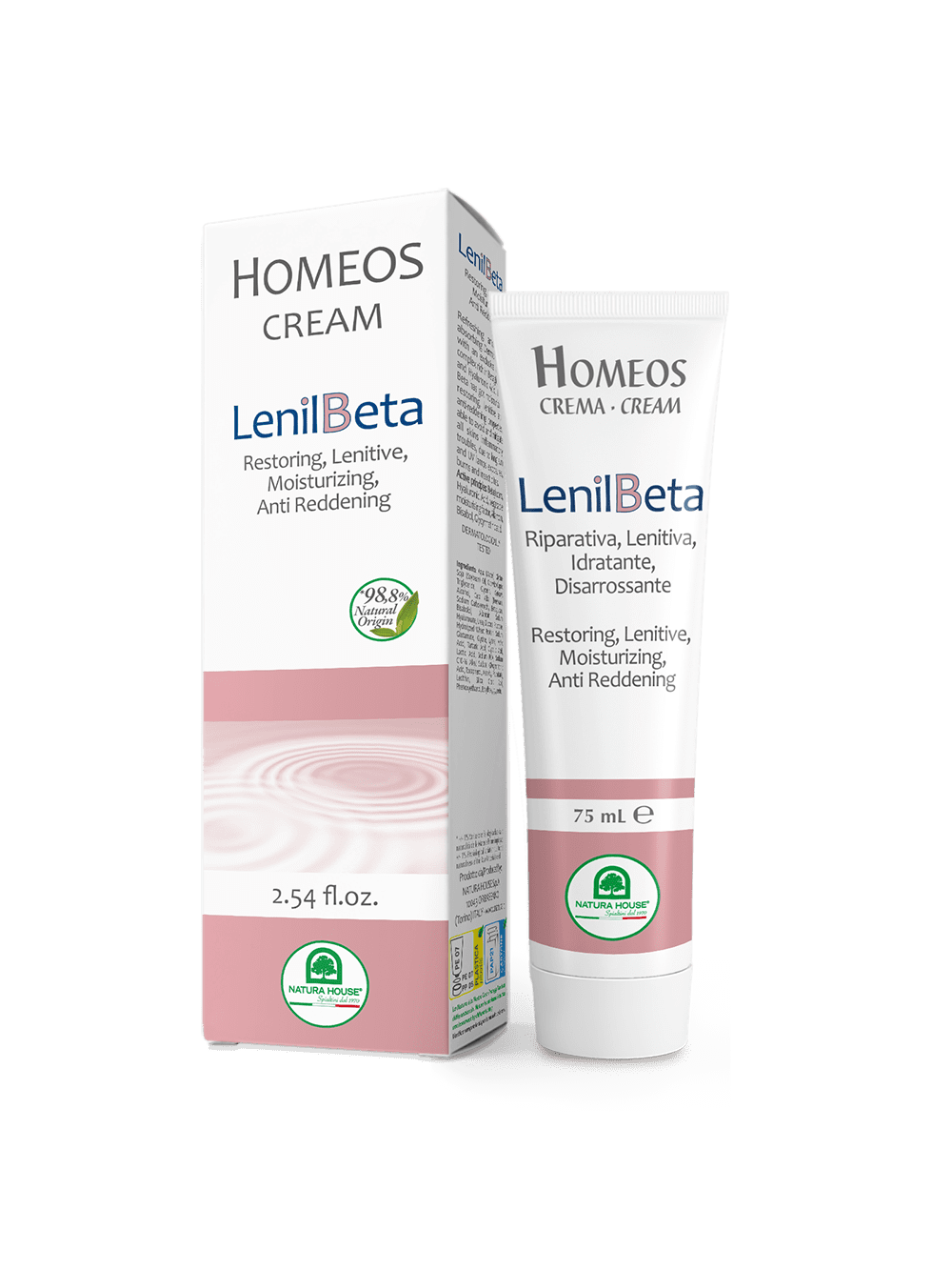 HOMEOS CREMA LENIL BETA ricca in Beta Glucani e Acido Ialuronico