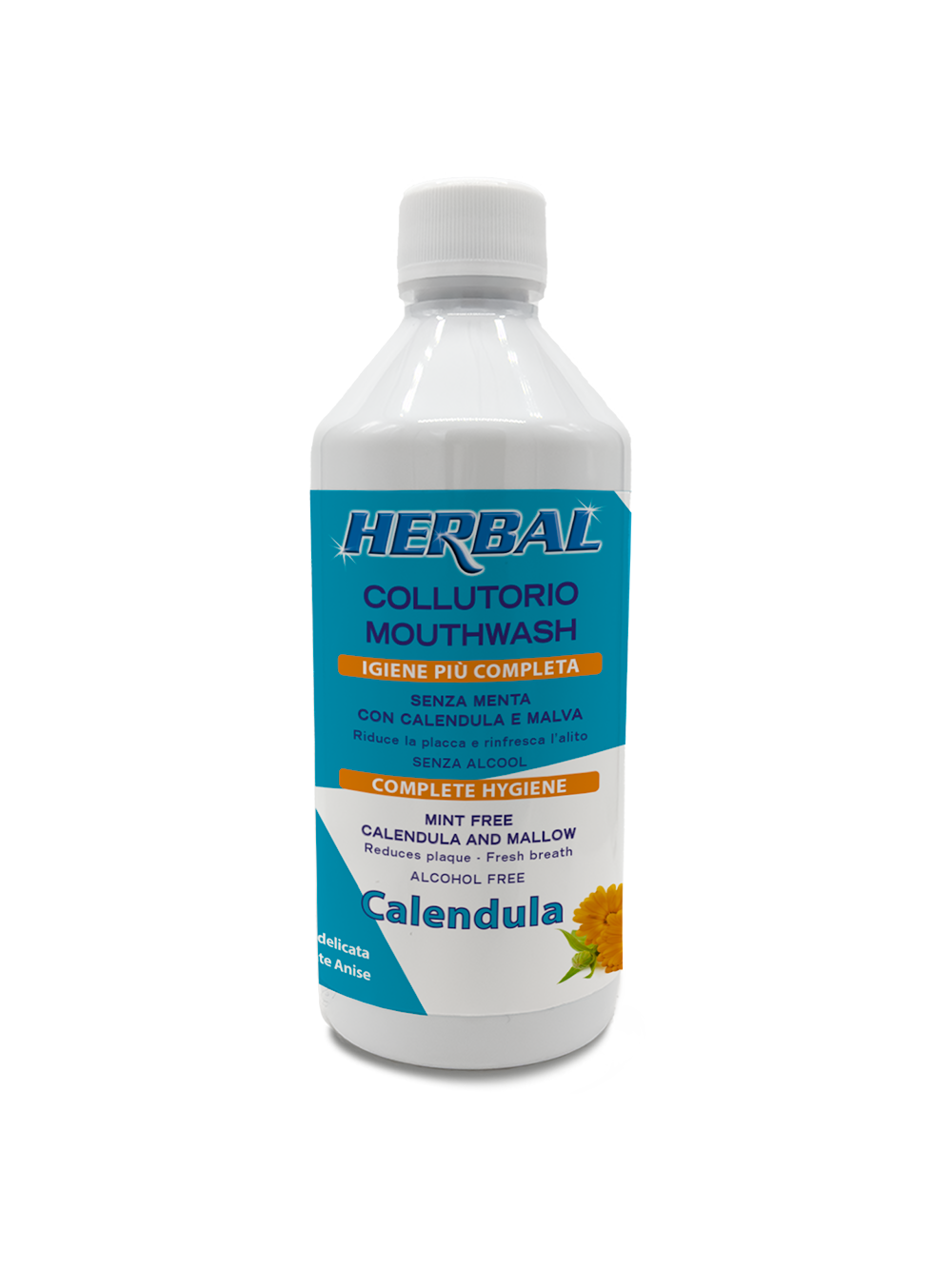 CALENDULA and Mallow MOUTHWASH, Without Mint