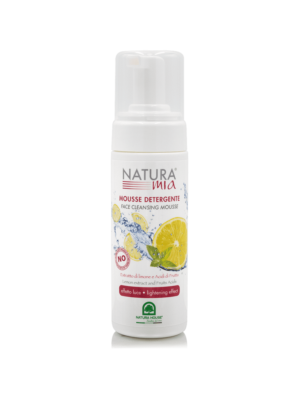 NATURA MIA MOUSSE DETERGENTE E PURIFICANTE Effetto Luce