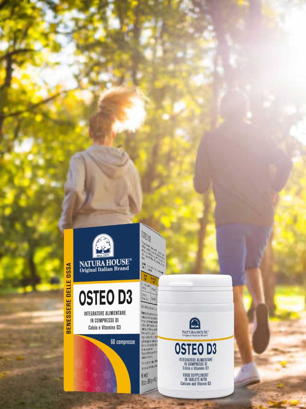 OSTEO D3 - Calcio e Vitamina D3 per il Benessere delle Ossa