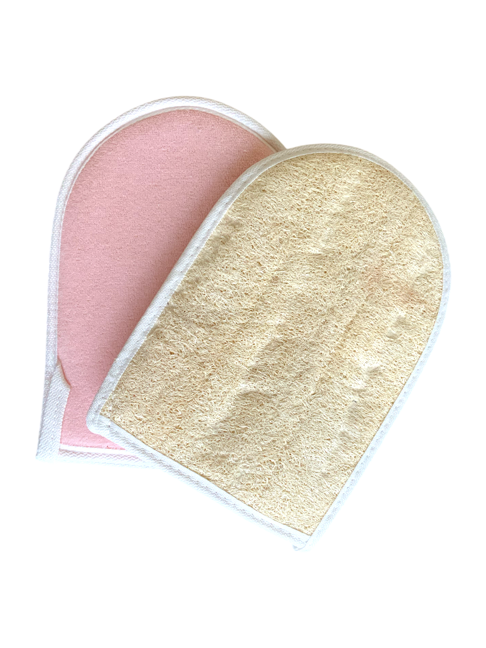 NATURAL LOOFA GLOVE for regenerating and exfoliating massage