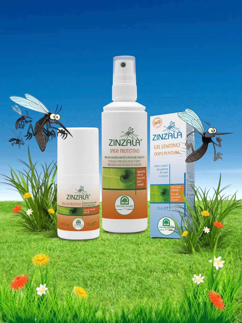 ZINZALÀ ROLL ON Prevents Insect Bites